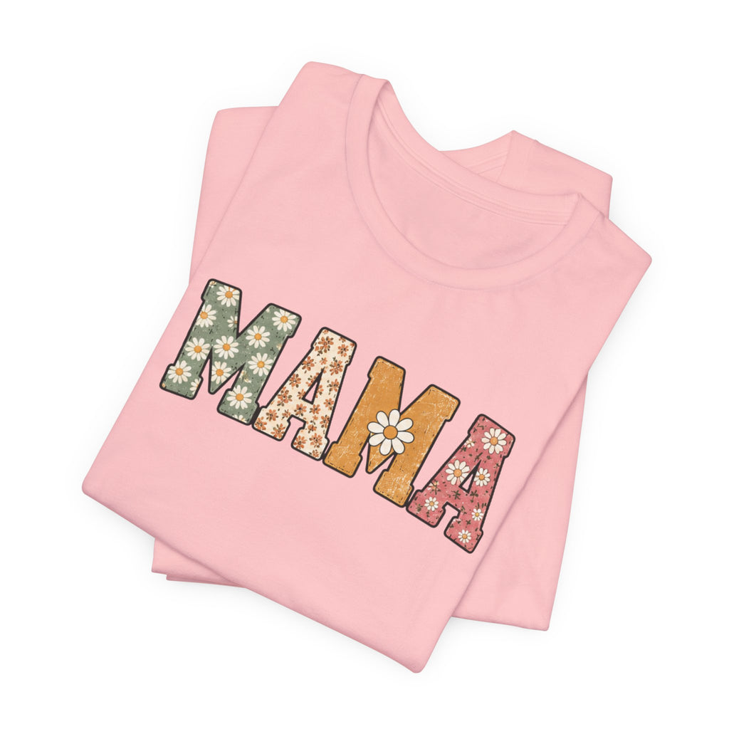 Mama Floral Tee — Retro Daisy Mom Shirt for Mother's Day