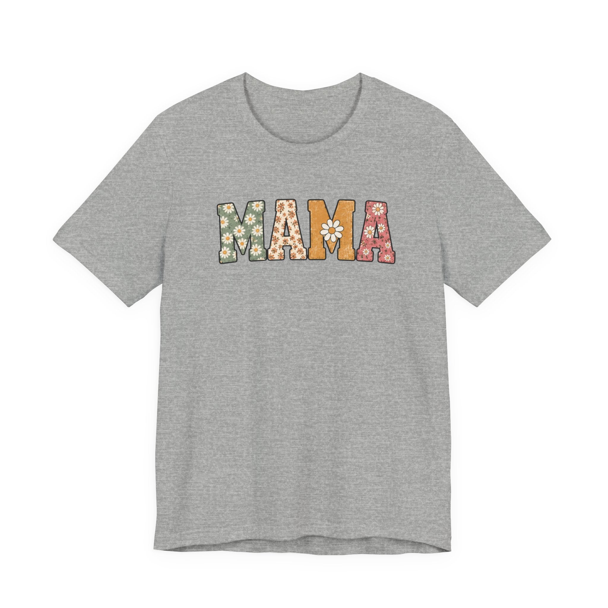 Mama Floral Tee — Retro Daisy Mom Shirt for Mother's Day