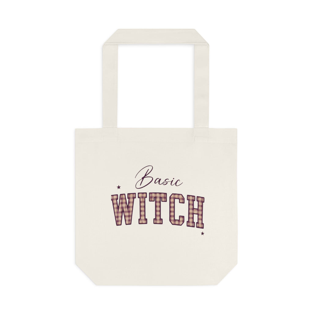 Witch Please Cotton Tote Bag — Gothic Halloween Reusable Shopper