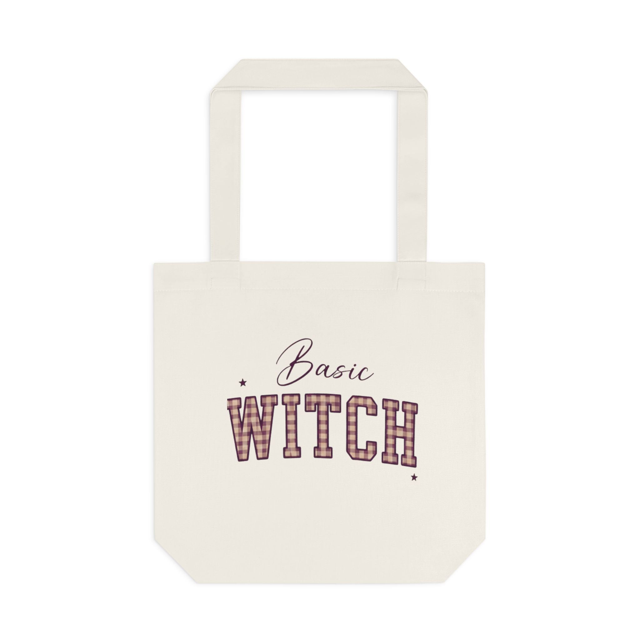 Witch Please Cotton Tote Bag — Gothic Halloween Reusable Shopper