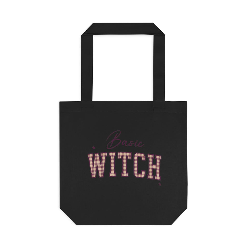 Witch Please Cotton Tote Bag — Gothic Halloween Reusable Shopper