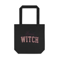 Witch Please Cotton Tote Bag — Gothic Halloween Reusable Shopper