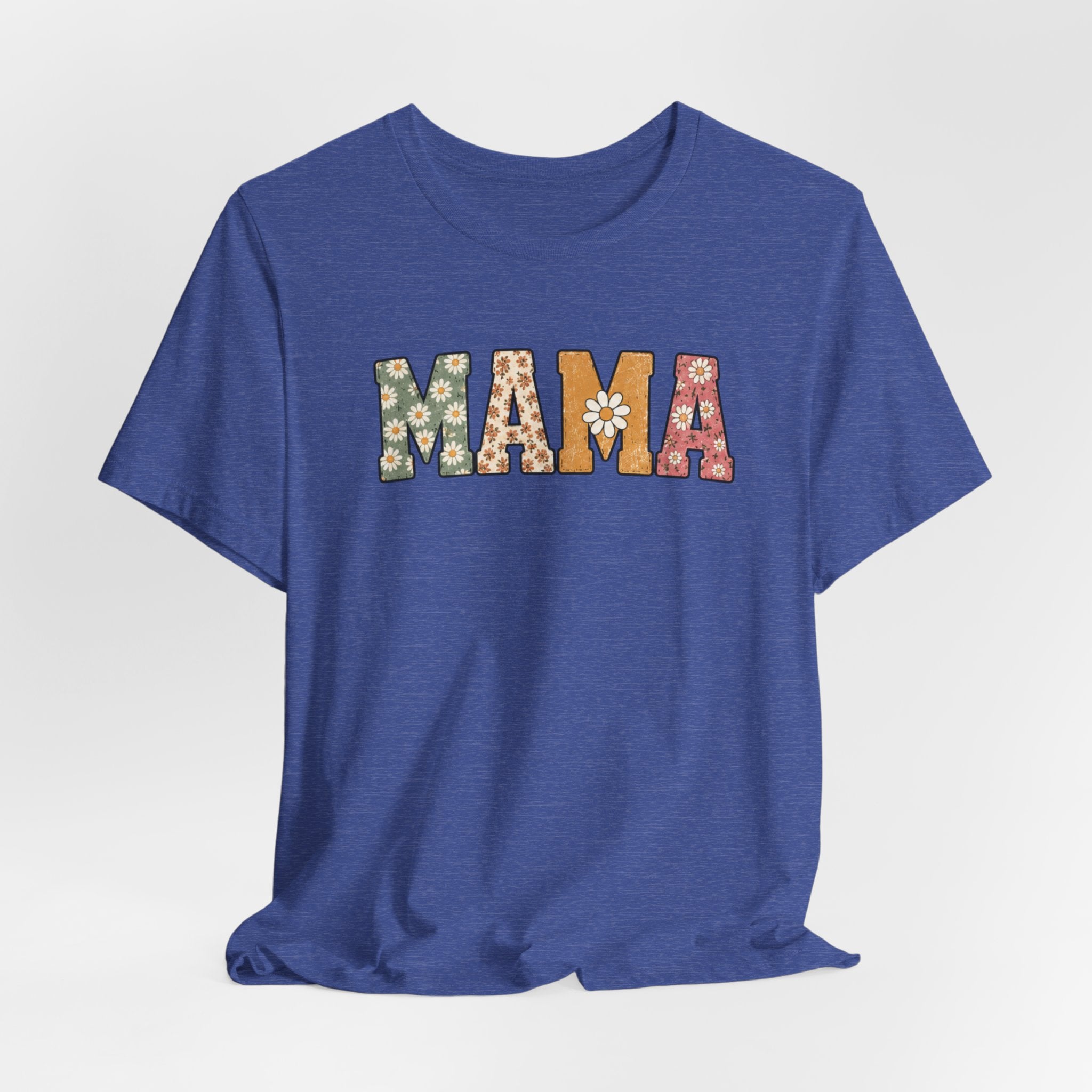 Mama Floral Tee — Retro Daisy Mom Shirt for Mother's Day
