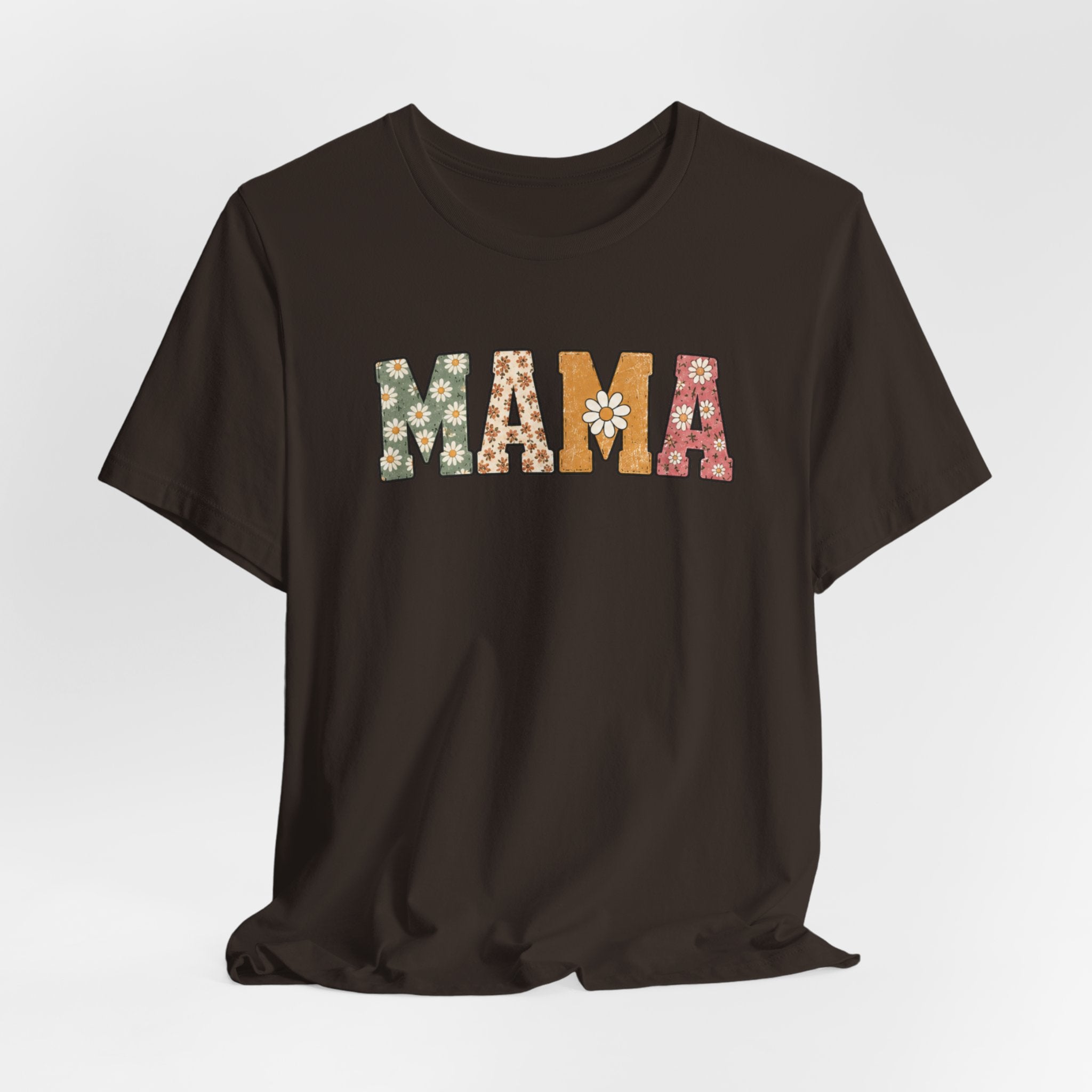 Mama Floral Tee — Retro Daisy Mom Shirt for Mother's Day