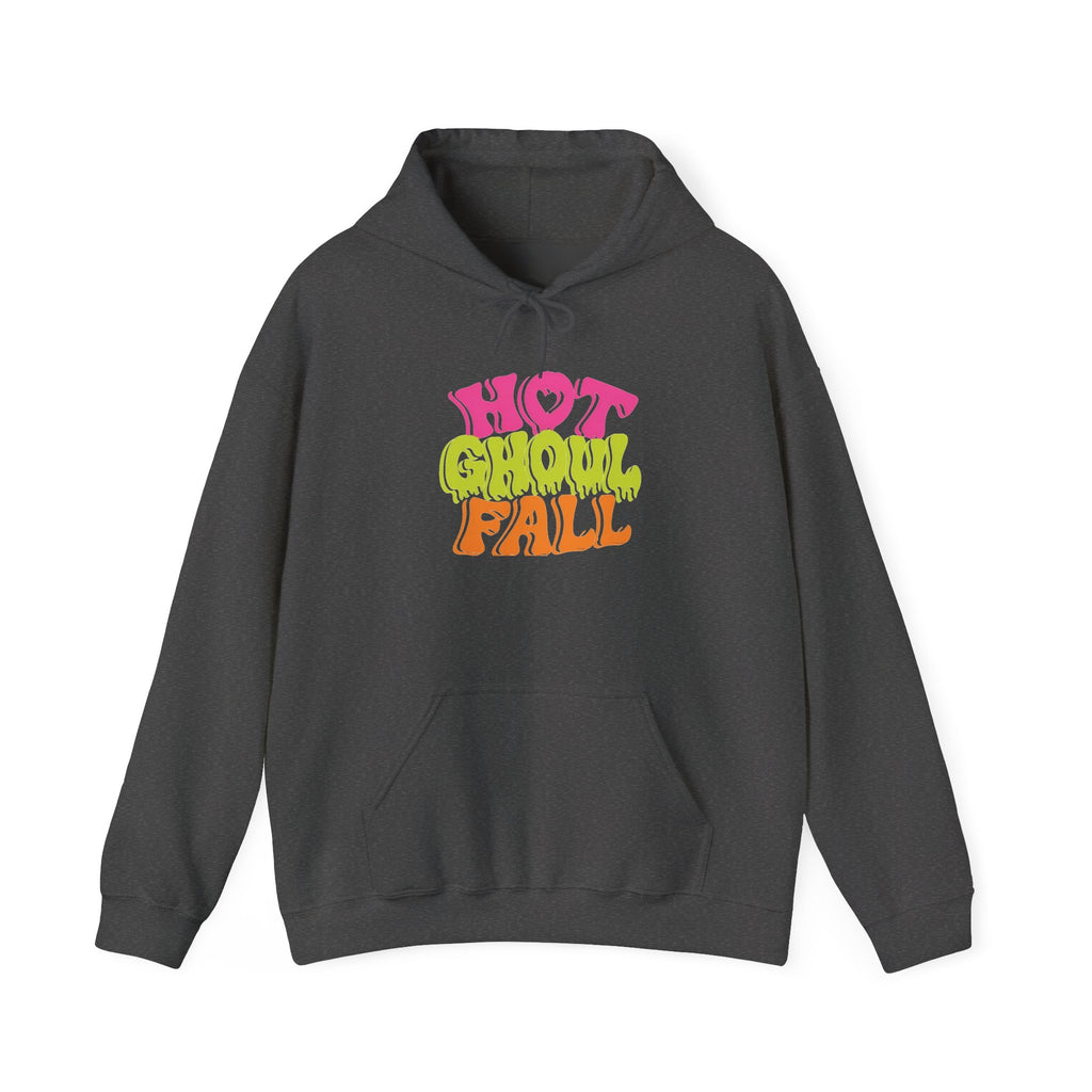 Hot Ghoul Fall Hoodie - Retro Halloween Graphic Sweatshirt