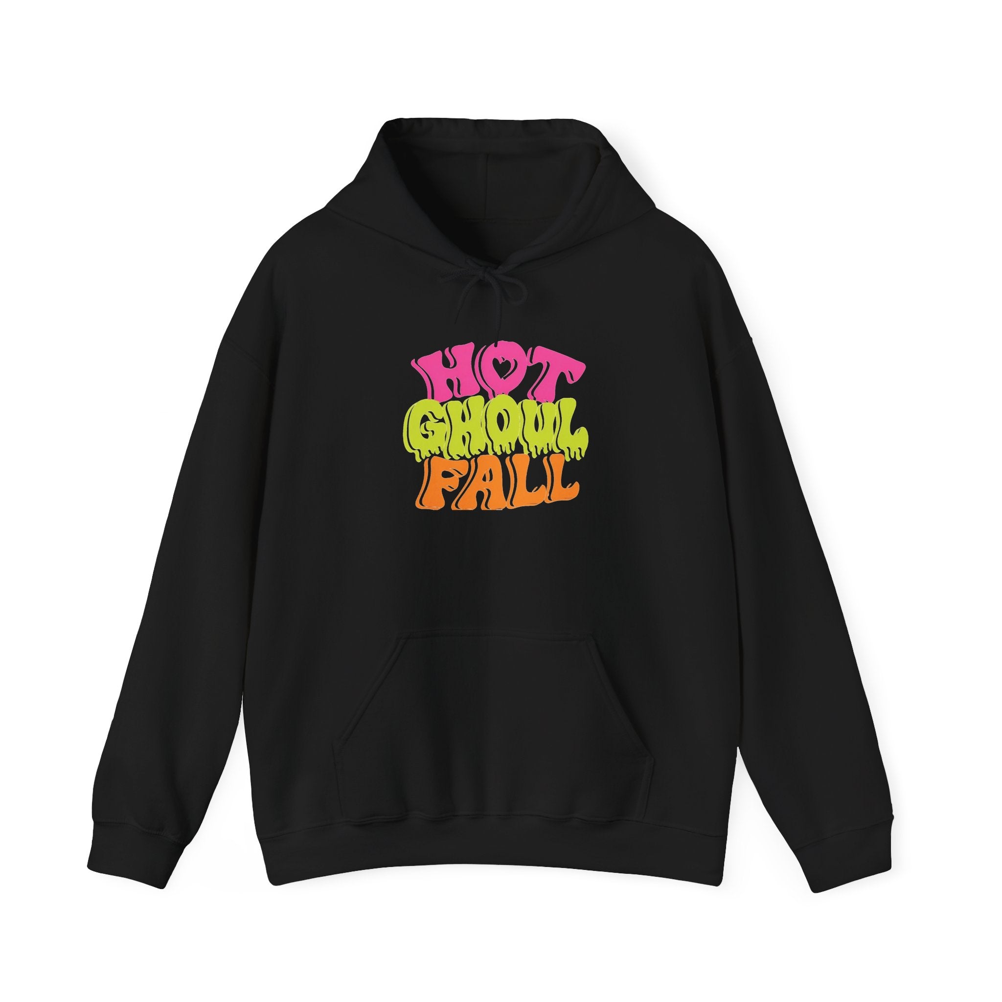 Hot Ghoul Fall Hoodie - Retro Halloween Graphic Sweatshirt
