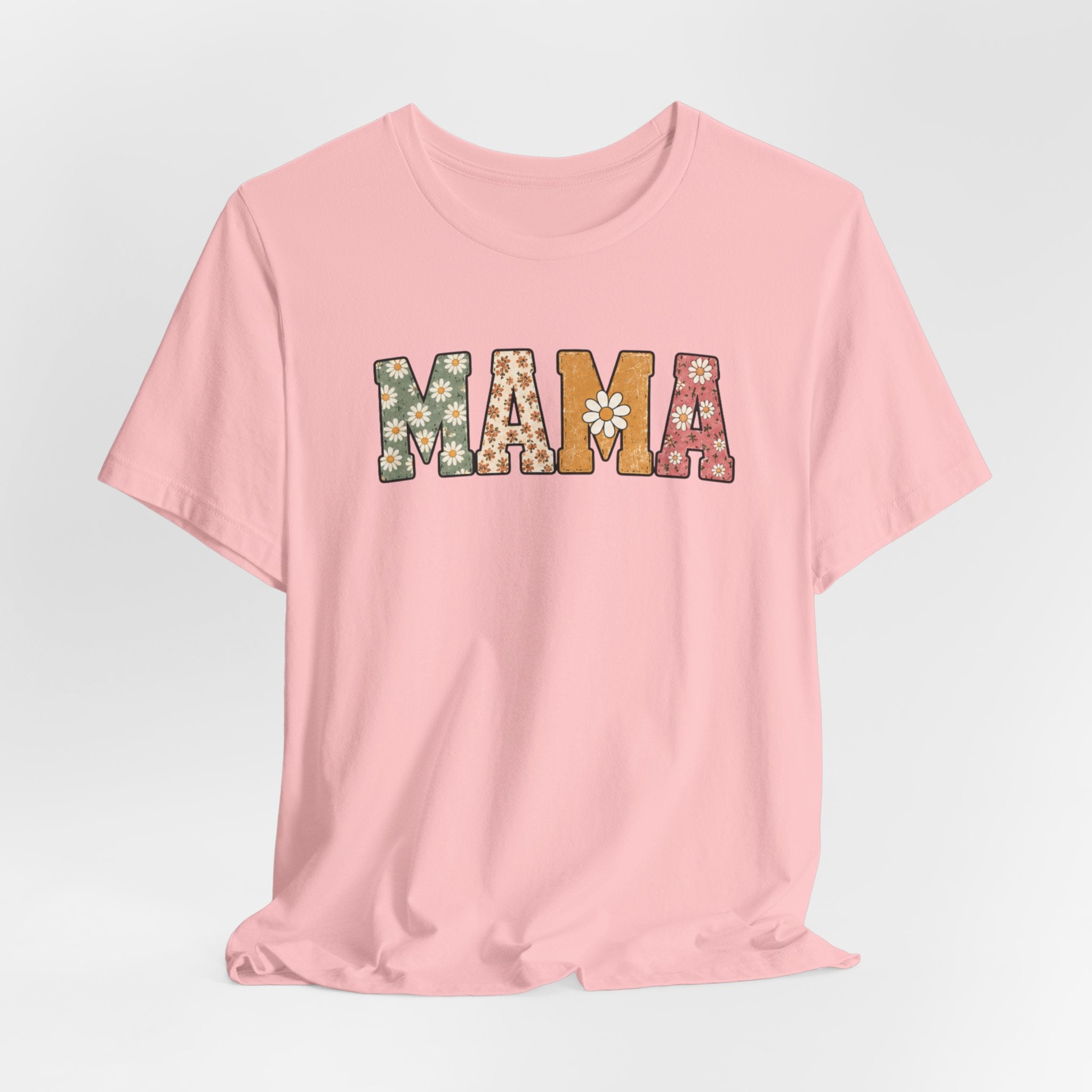 Mama Floral Tee — Retro Daisy Mom Shirt for Mother's Day