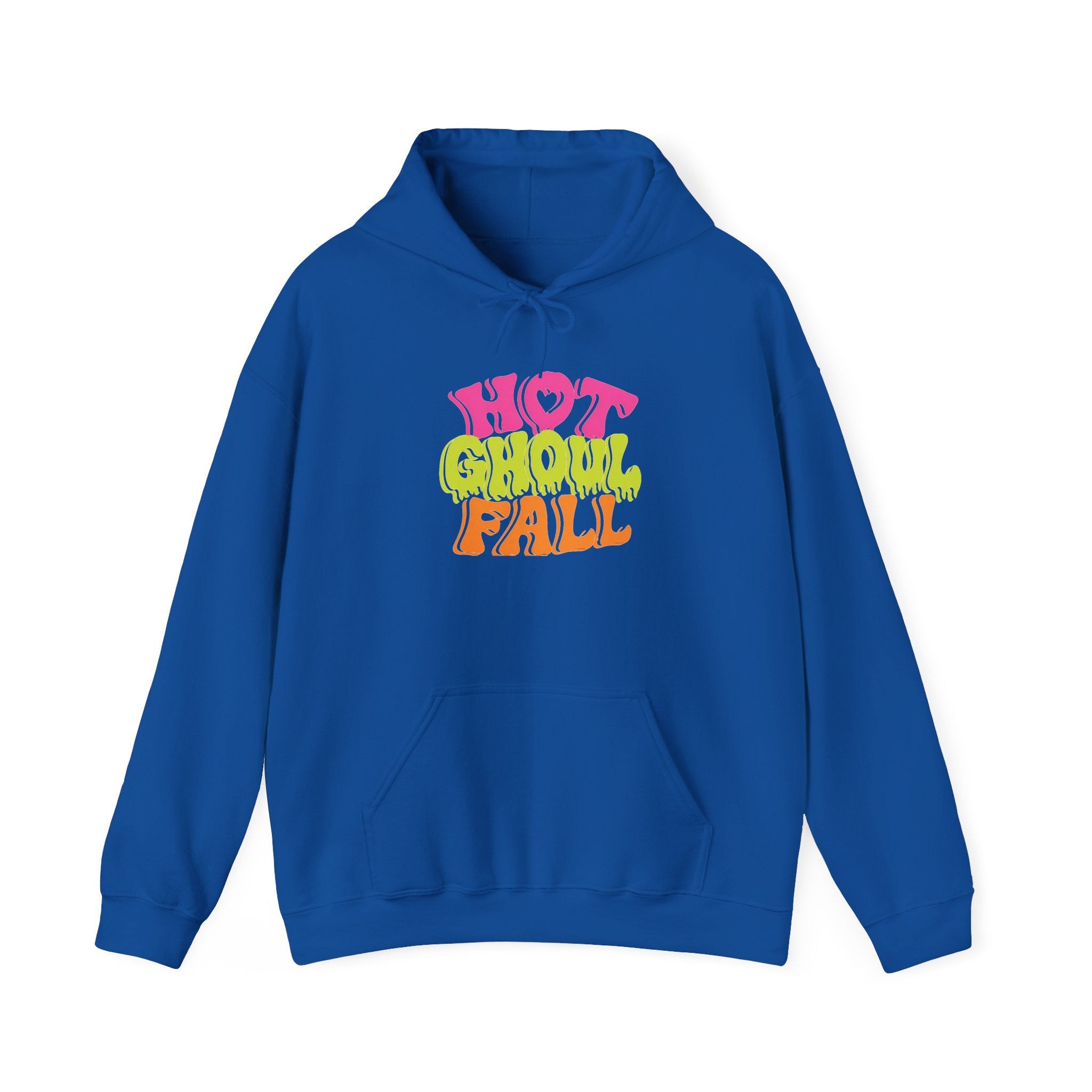 Hot Ghoul Fall Hoodie - Retro Halloween Graphic Sweatshirt