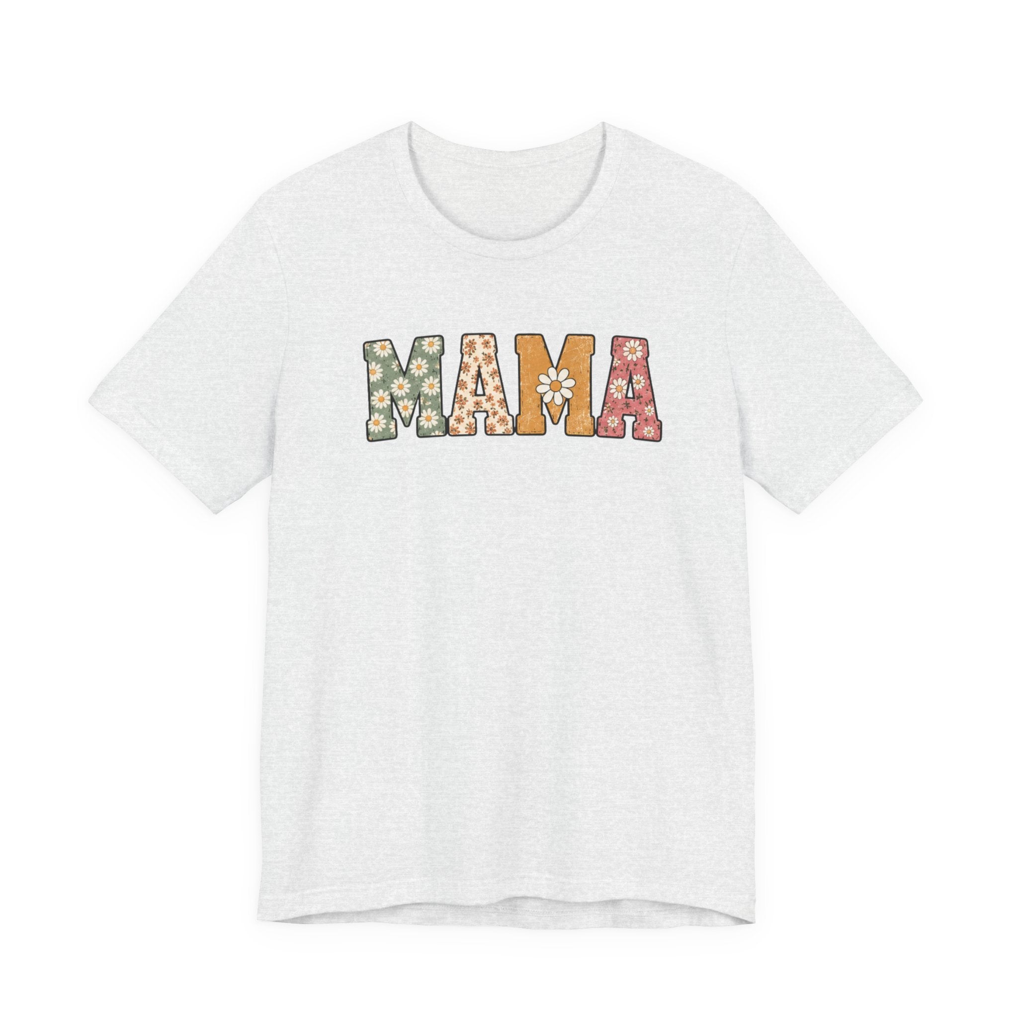 Mama Floral Tee — Retro Daisy Mom Shirt for Mother's Day