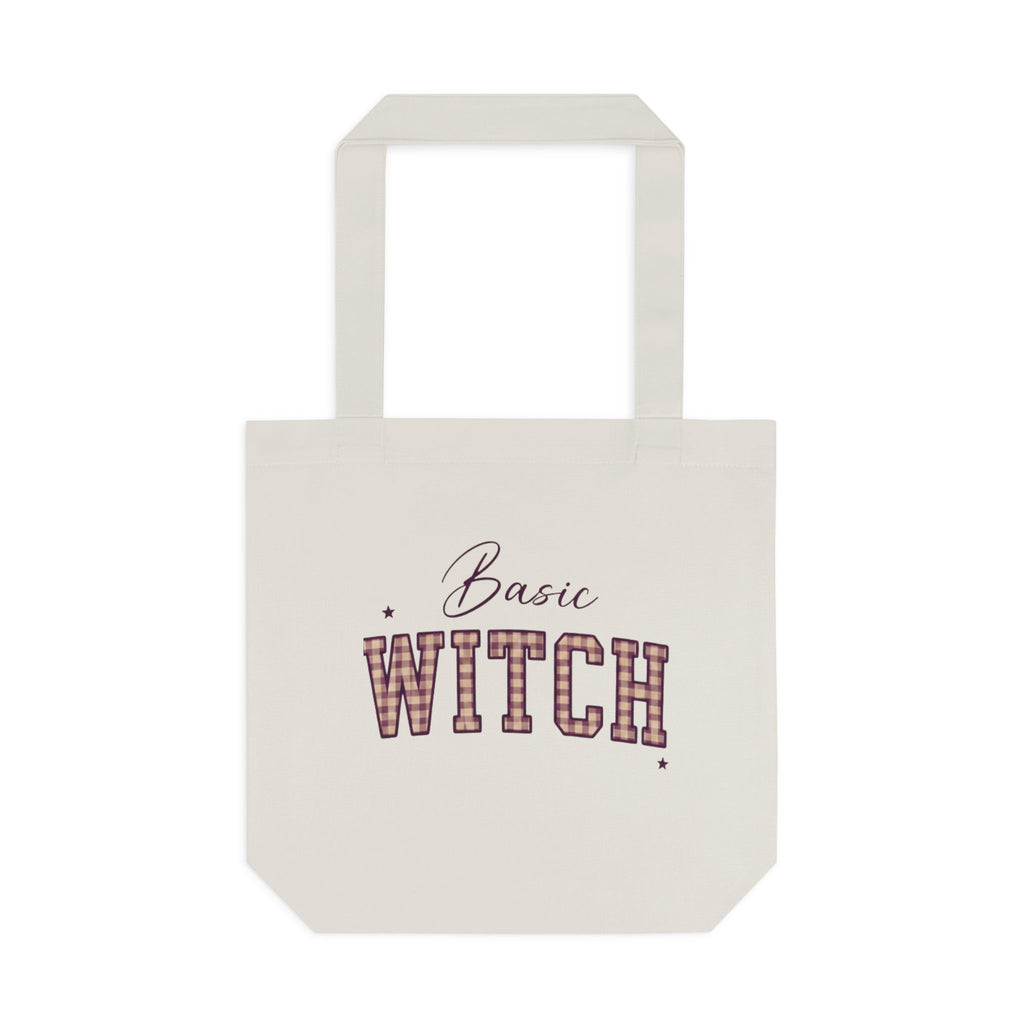 Witch Please Cotton Tote Bag — Gothic Halloween Reusable Shopper