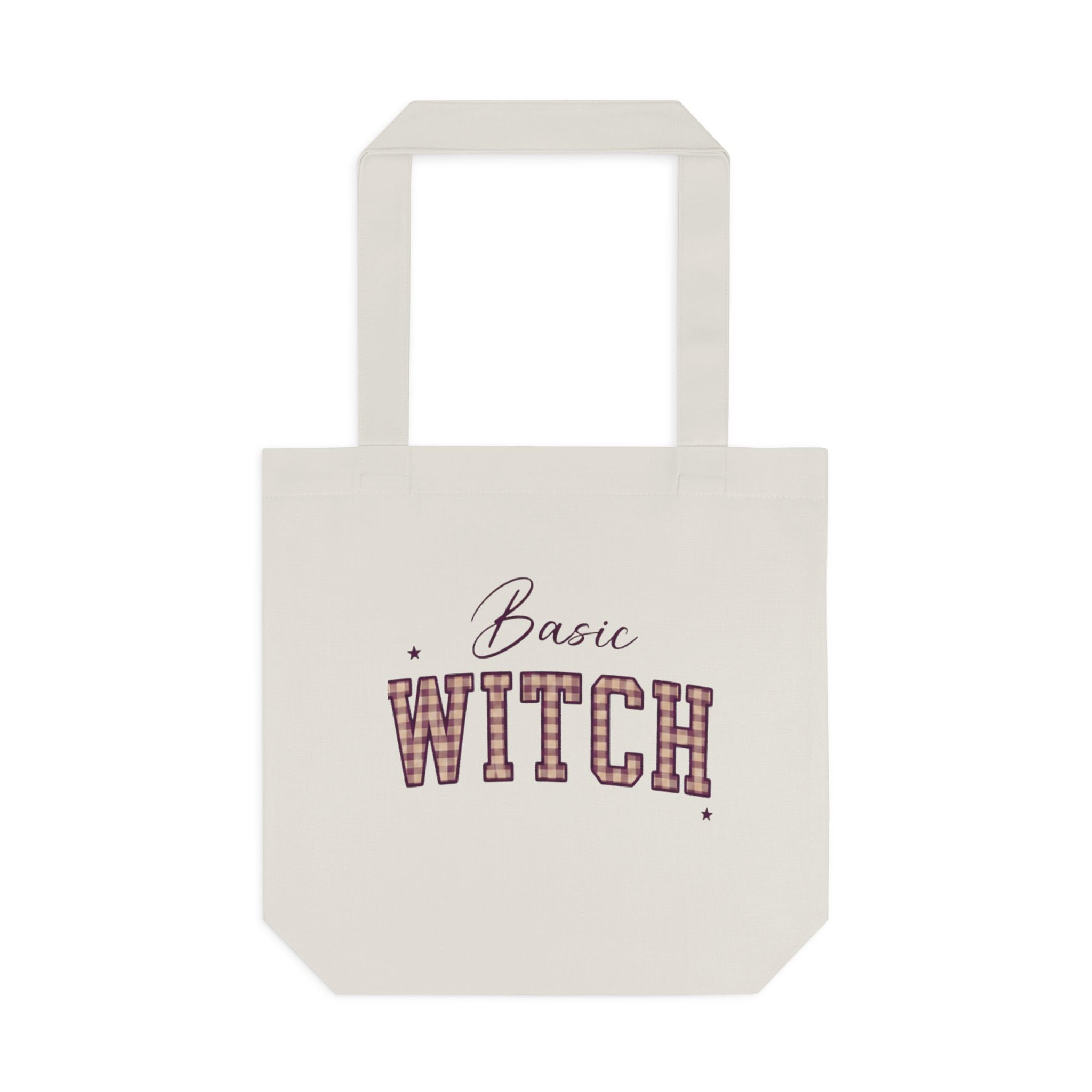 Witch Please Cotton Tote Bag — Gothic Halloween Reusable Shopper