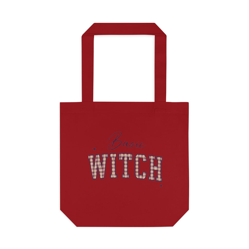 Witch Please Cotton Tote Bag — Gothic Halloween Reusable Shopper