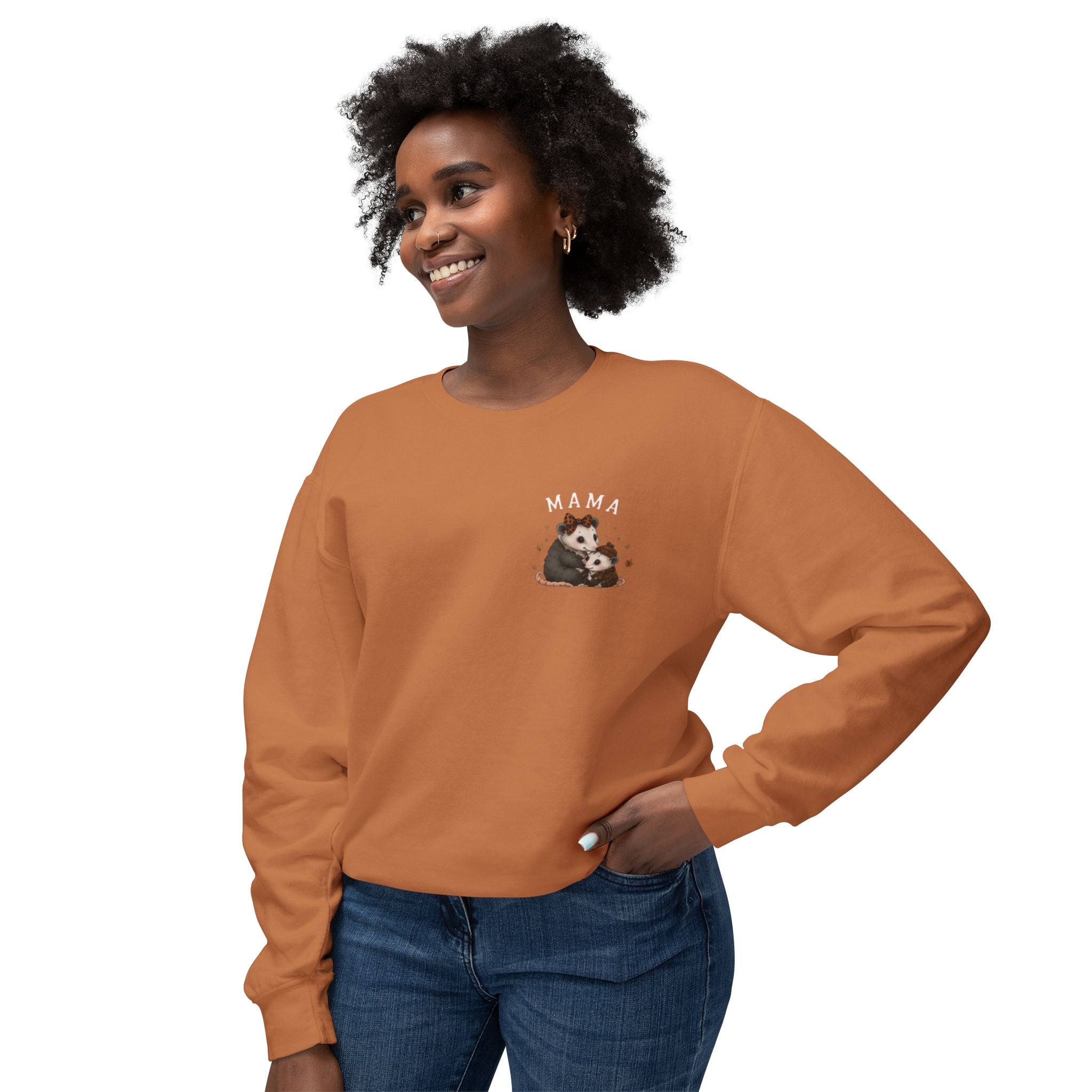 Mama Opossum Hug Crewneck Sweatshirt