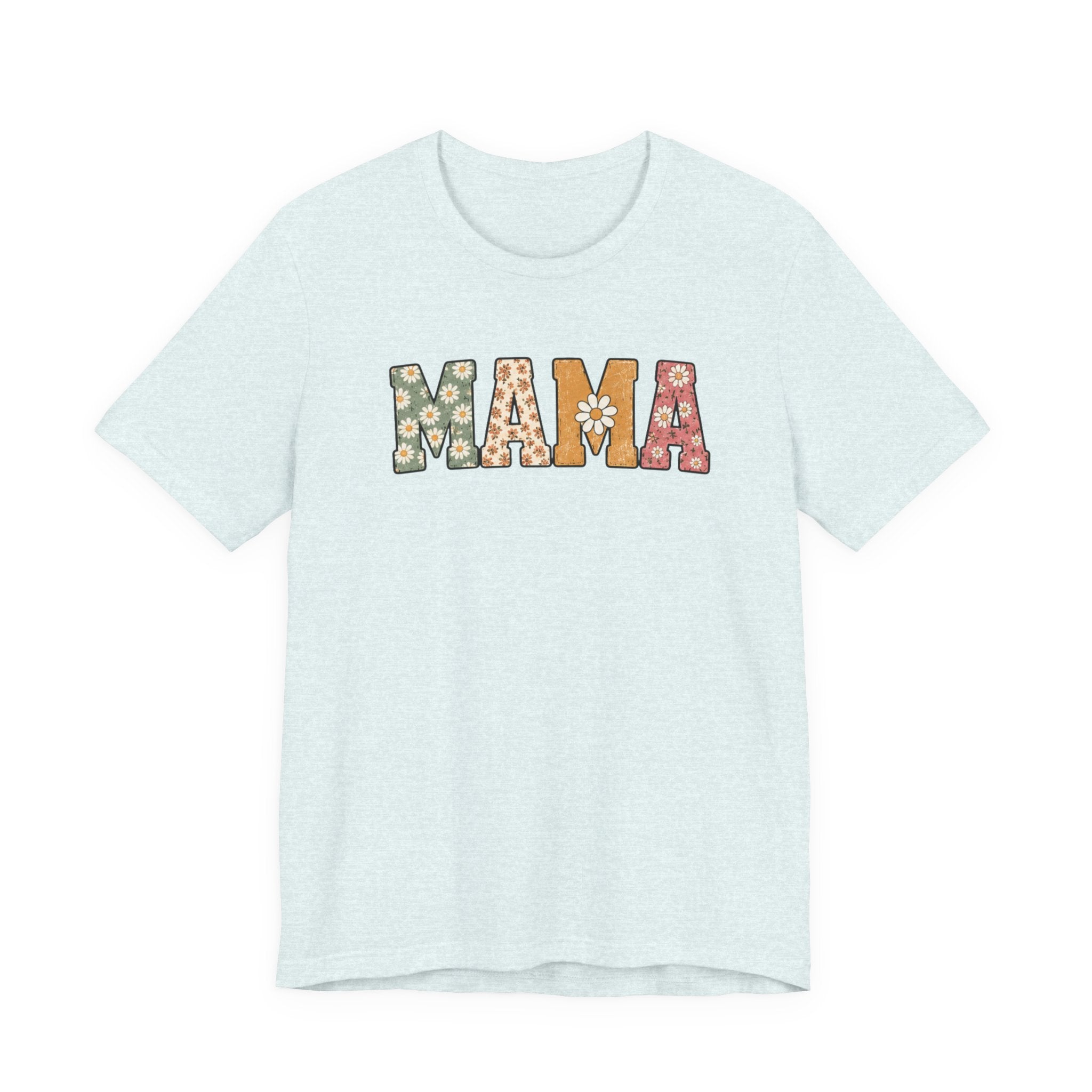 Mama Floral Tee — Retro Daisy Mom Shirt for Mother's Day