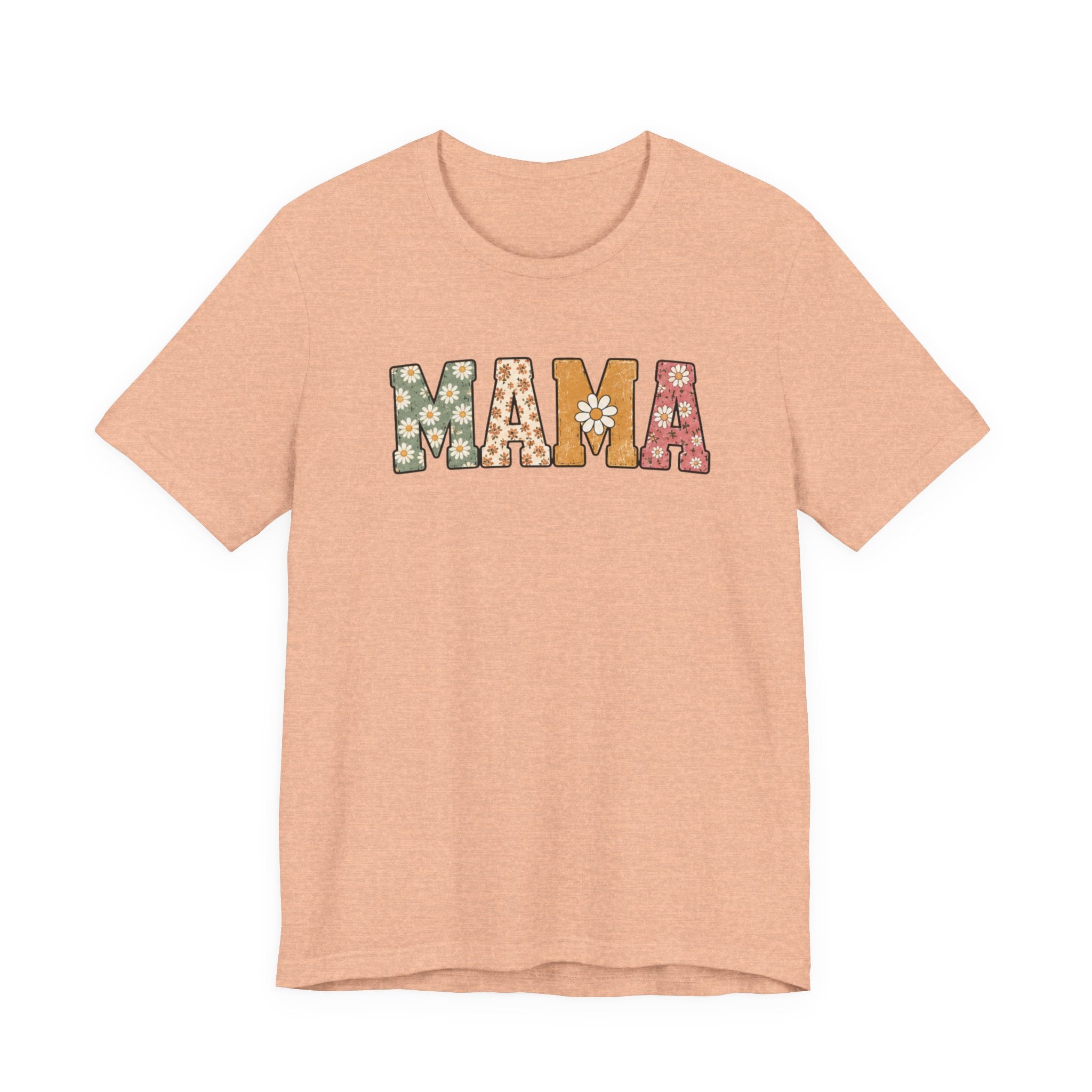 Mama Floral Tee — Retro Daisy Mom Shirt for Mother's Day