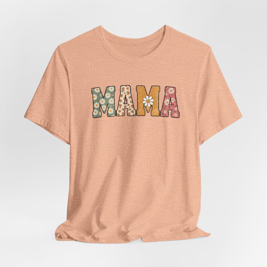 Mama Floral Tee — Retro Daisy Mom Shirt for Mother's Day