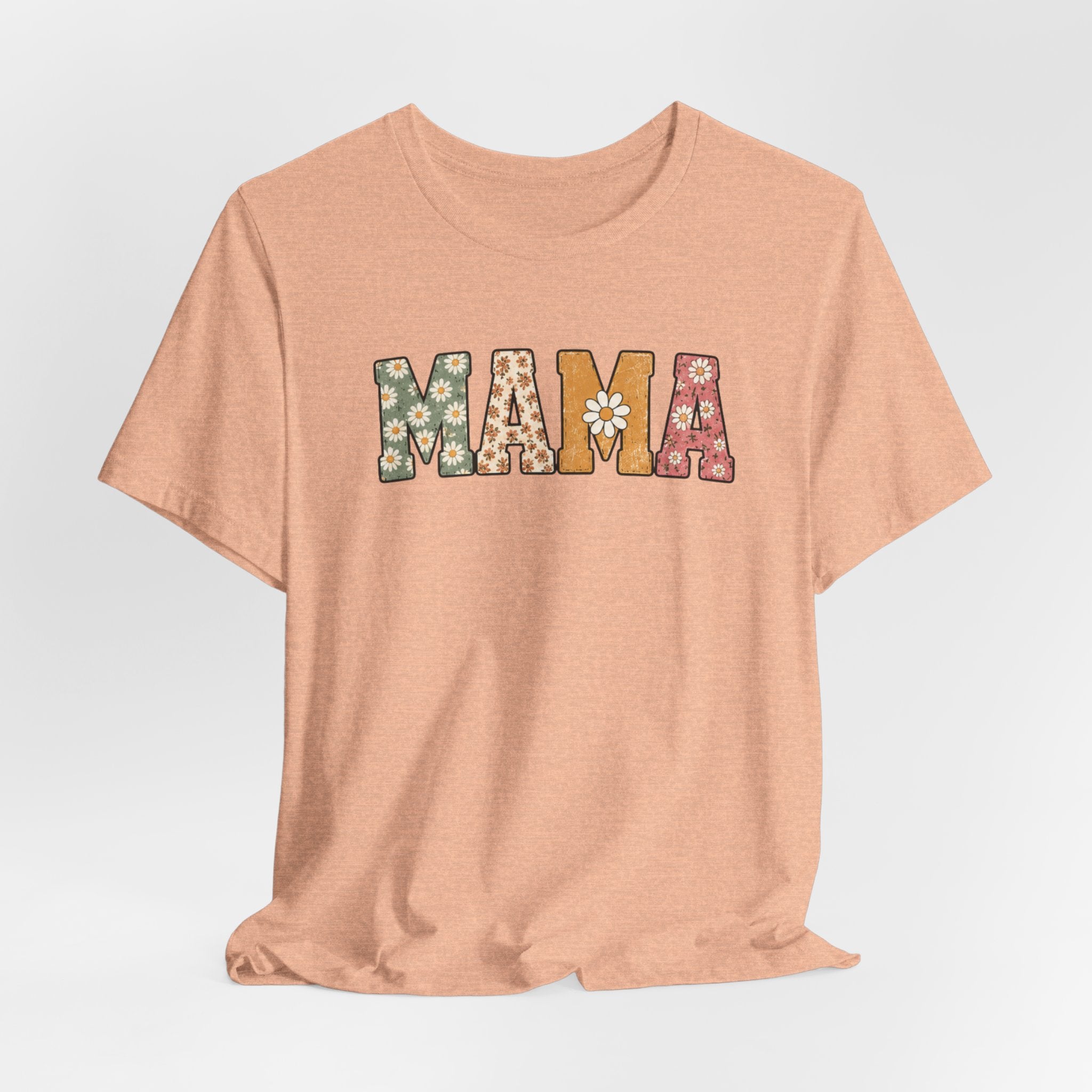 Mama Floral Tee — Retro Daisy Mom Shirt for Mother's Day