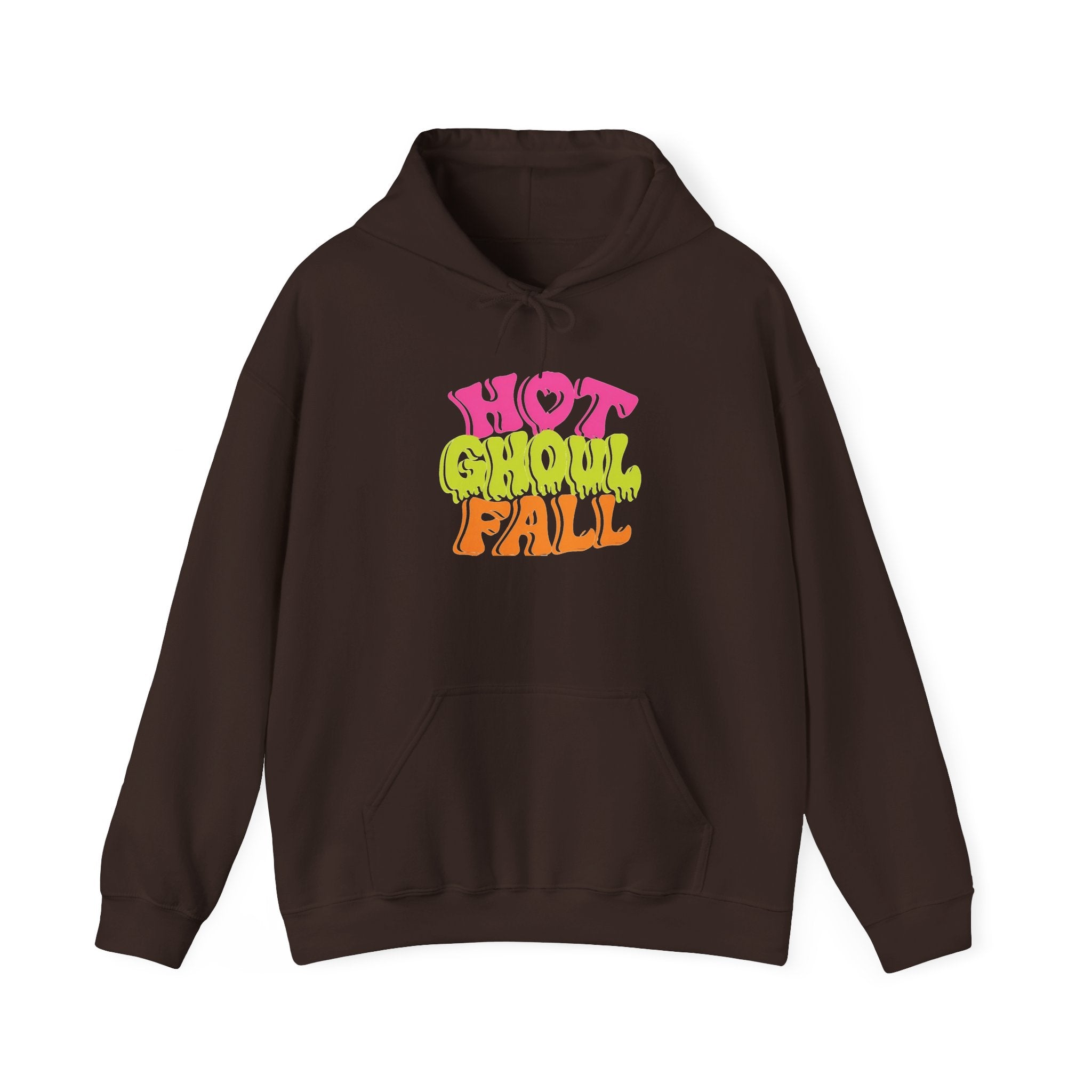 Hot Ghoul Fall Hoodie - Retro Halloween Graphic Sweatshirt