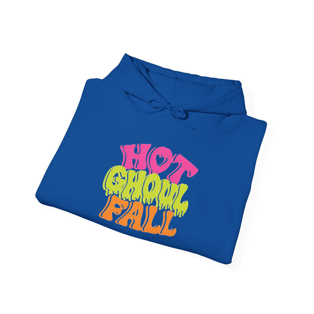Hot Ghoul Fall Hoodie - Retro Halloween Graphic Sweatshirt