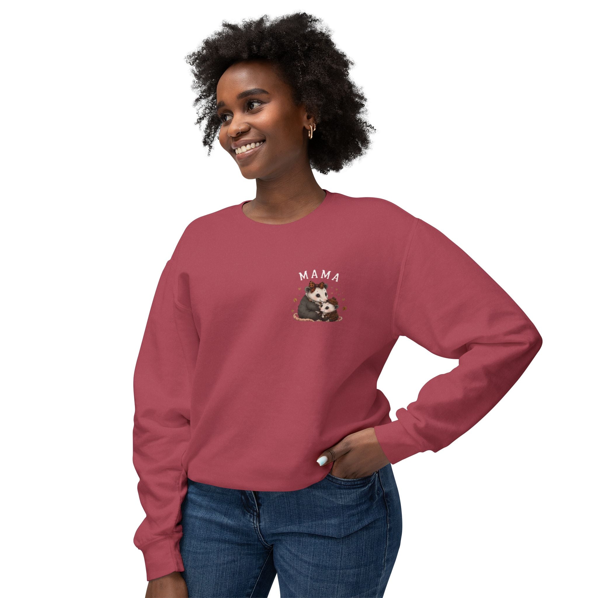 Mama Opossum Hug Crewneck Sweatshirt