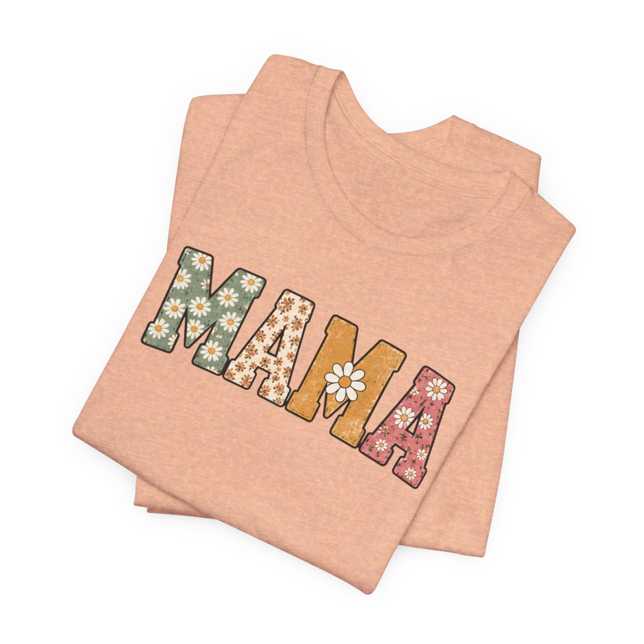 Mama Floral Tee — Retro Daisy Mom Shirt for Mother's Day