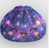 Nova- Oversized Galaxy Dumpling Pillow