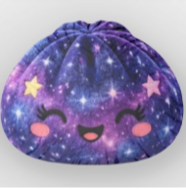 Nova- Oversized Galaxy Dumpling Pillow