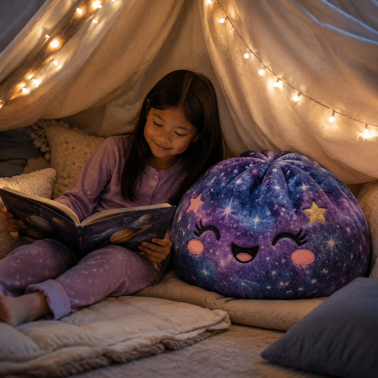 Nova- Oversized Galaxy Dumpling Pillow