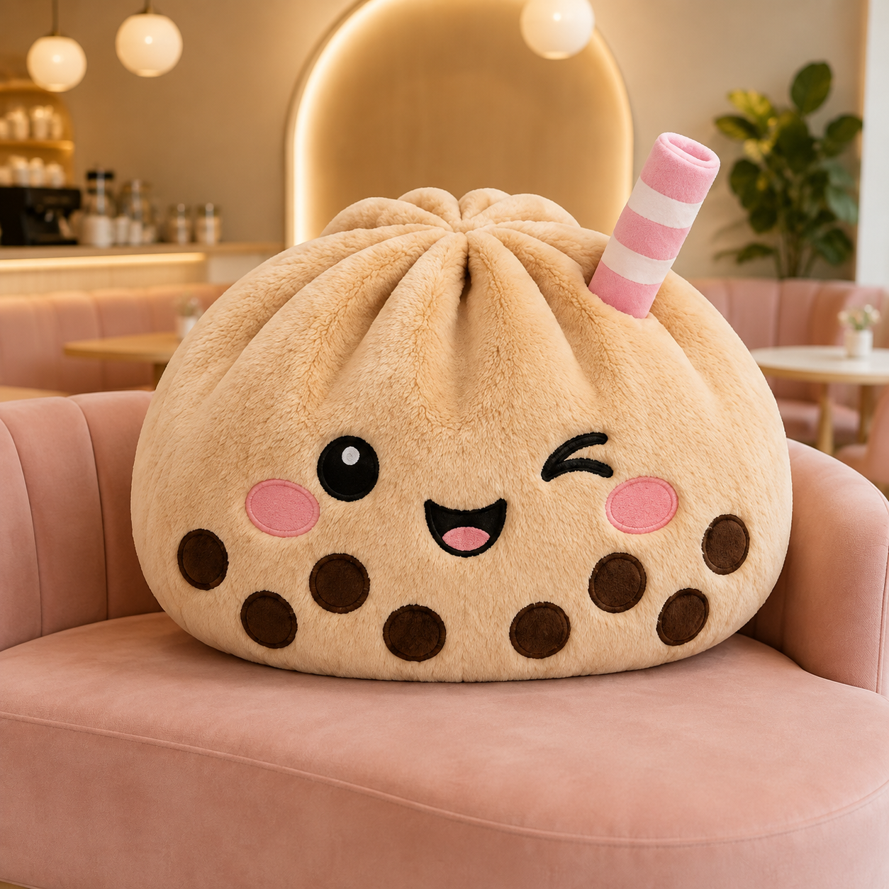 Boba- Oversized Dumpling Pillow