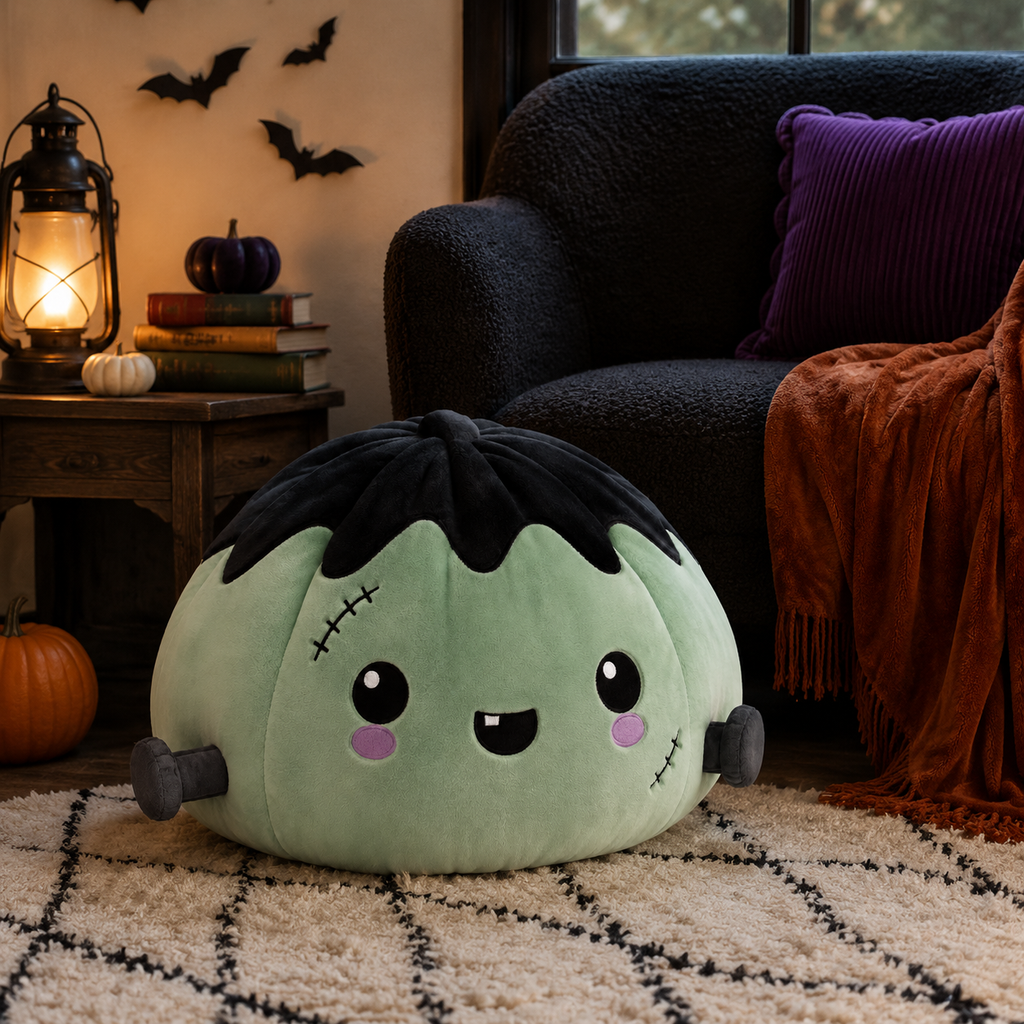 Frankie- The friendly dumpling monster pillow