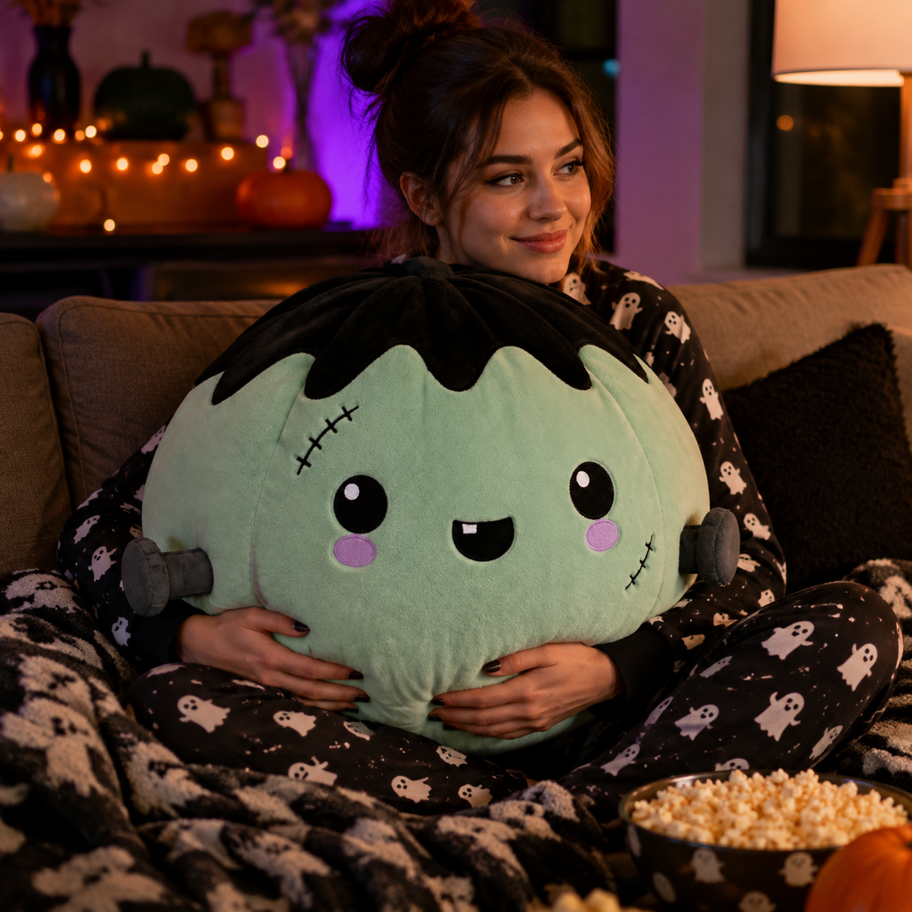Frankie- The friendly dumpling monster pillow