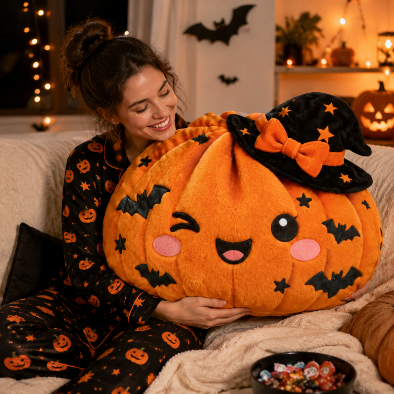 🎃 Boo the Halloween Dumpling™ Plush Pillow