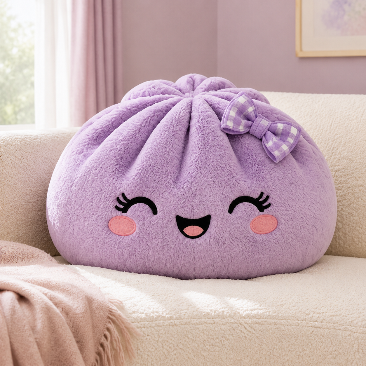 Lulu- Lavender Dumpling Pillow