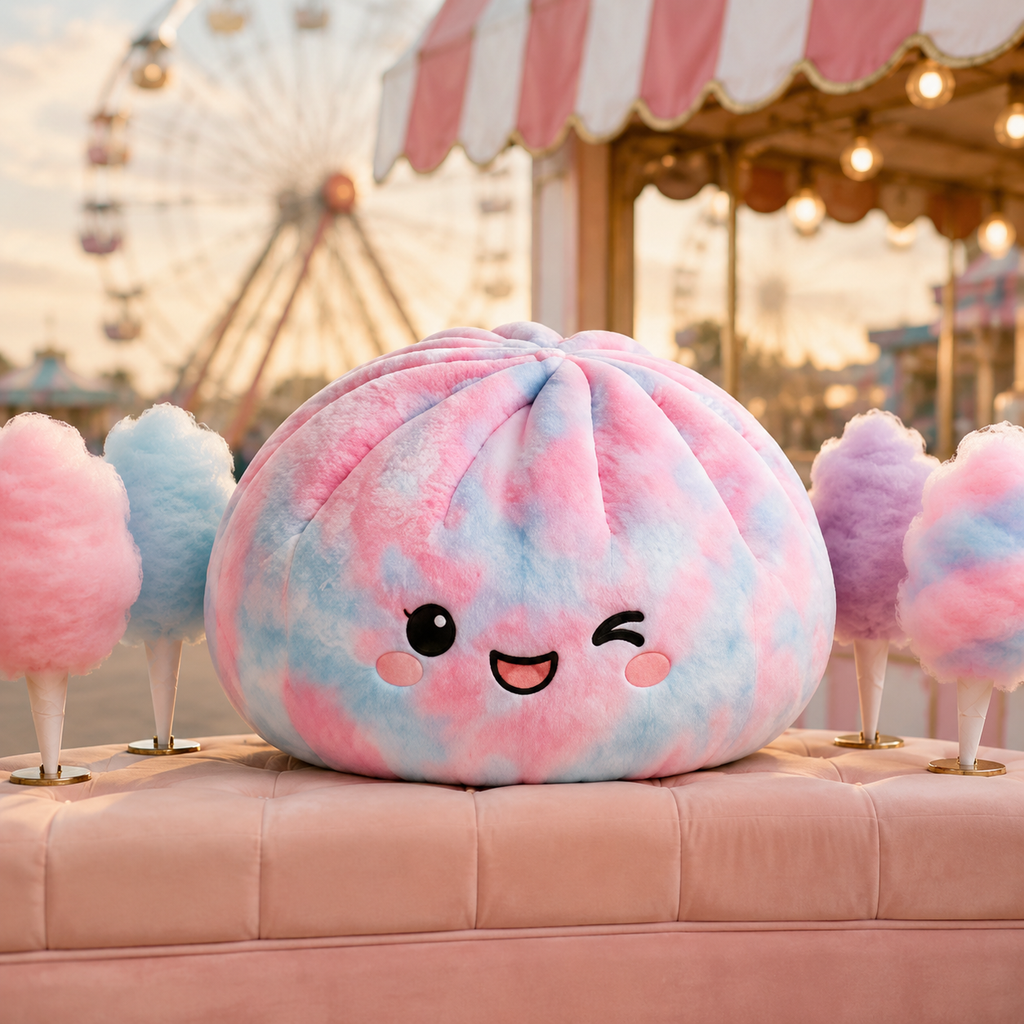 Puff- The Oversized Cotton Candy Dumpling Pillow