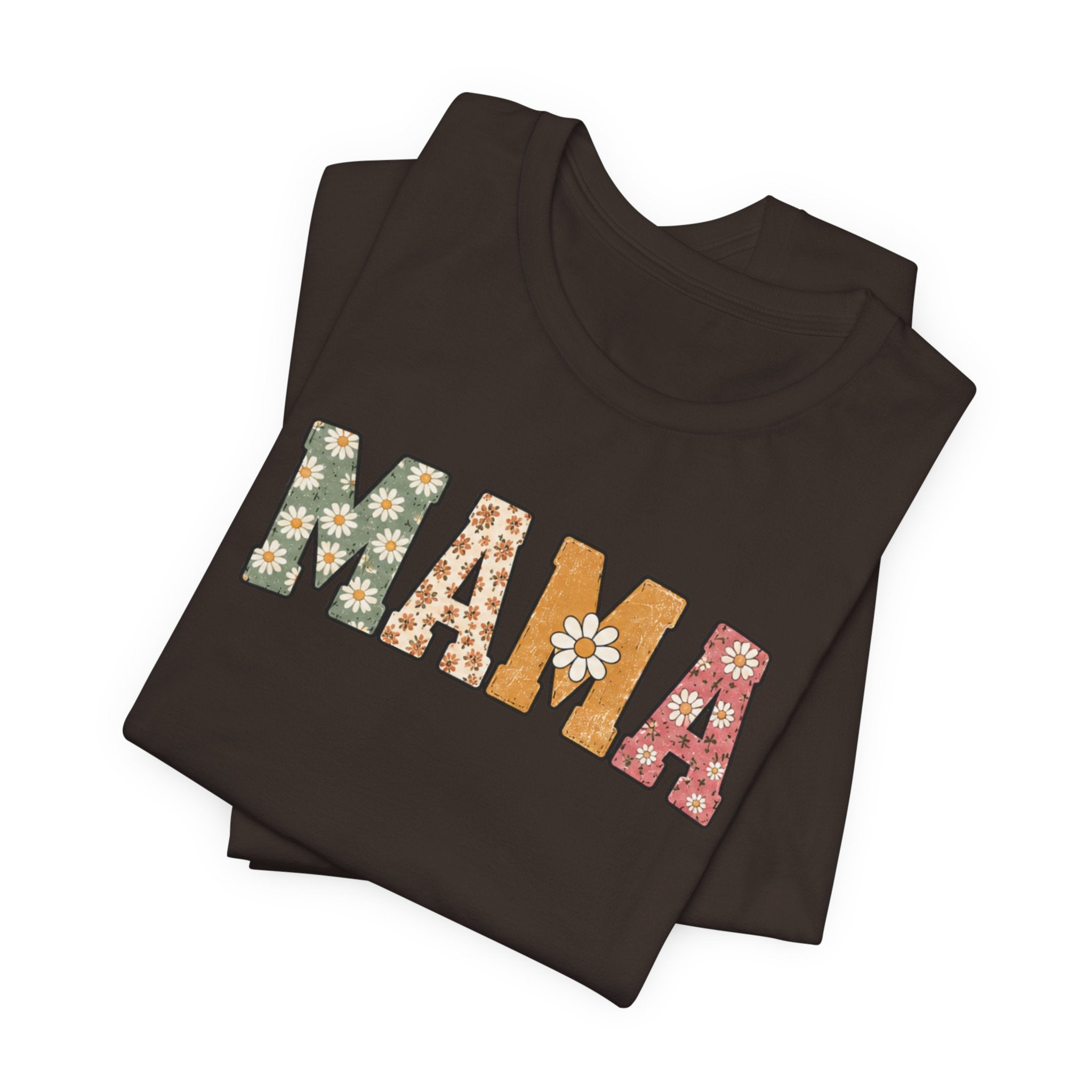 Mama Floral Tee — Retro Daisy Mom Shirt for Mother's Day