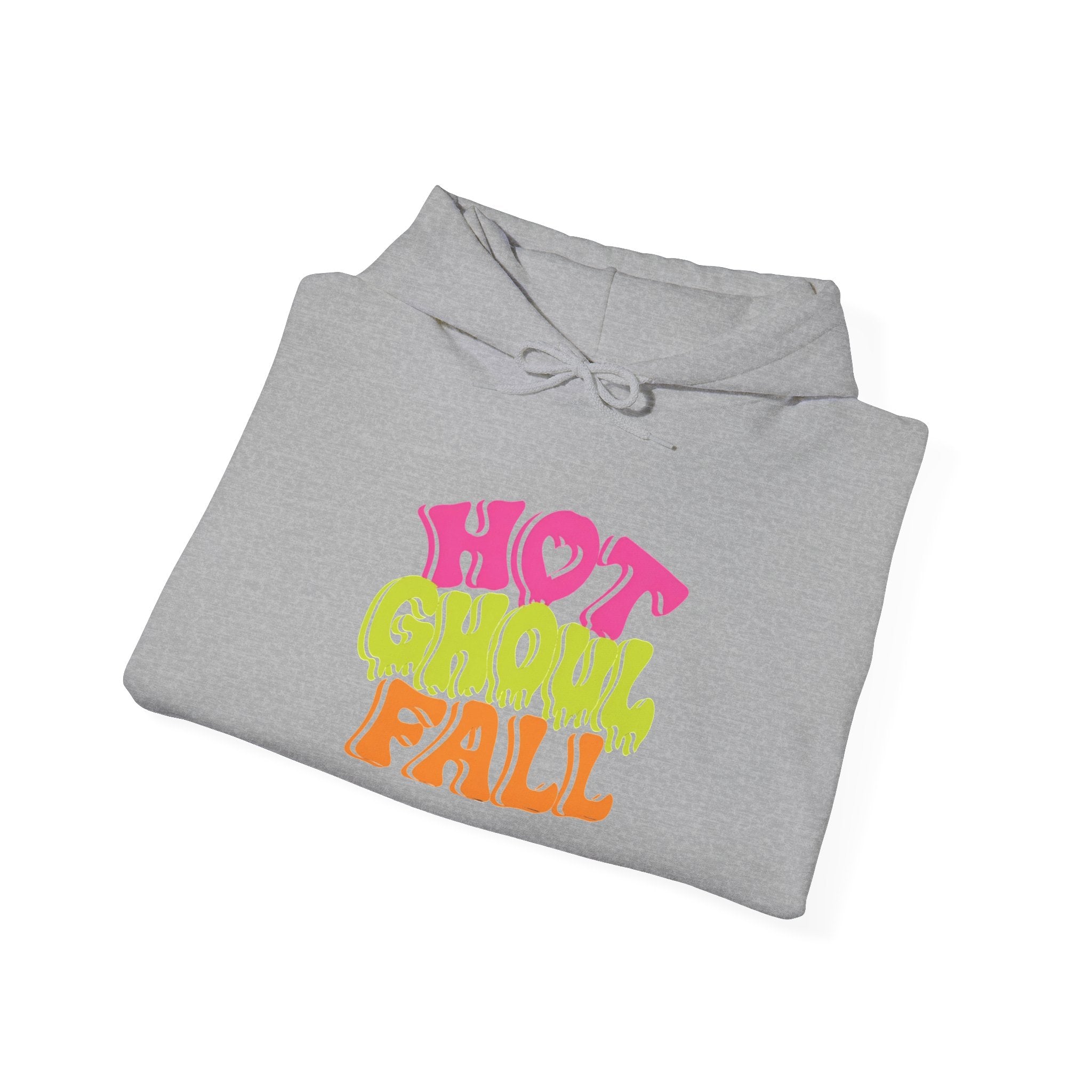 Hot Ghoul Fall Hoodie - Retro Halloween Graphic Sweatshirt