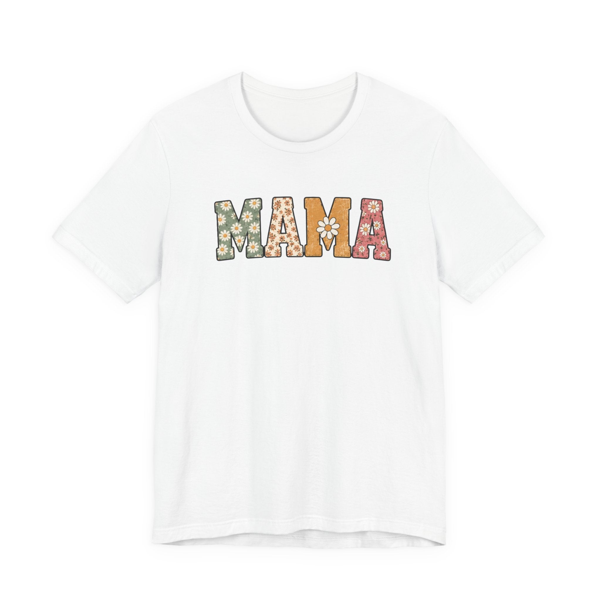 Mama Floral Tee — Retro Daisy Mom Shirt for Mother's Day