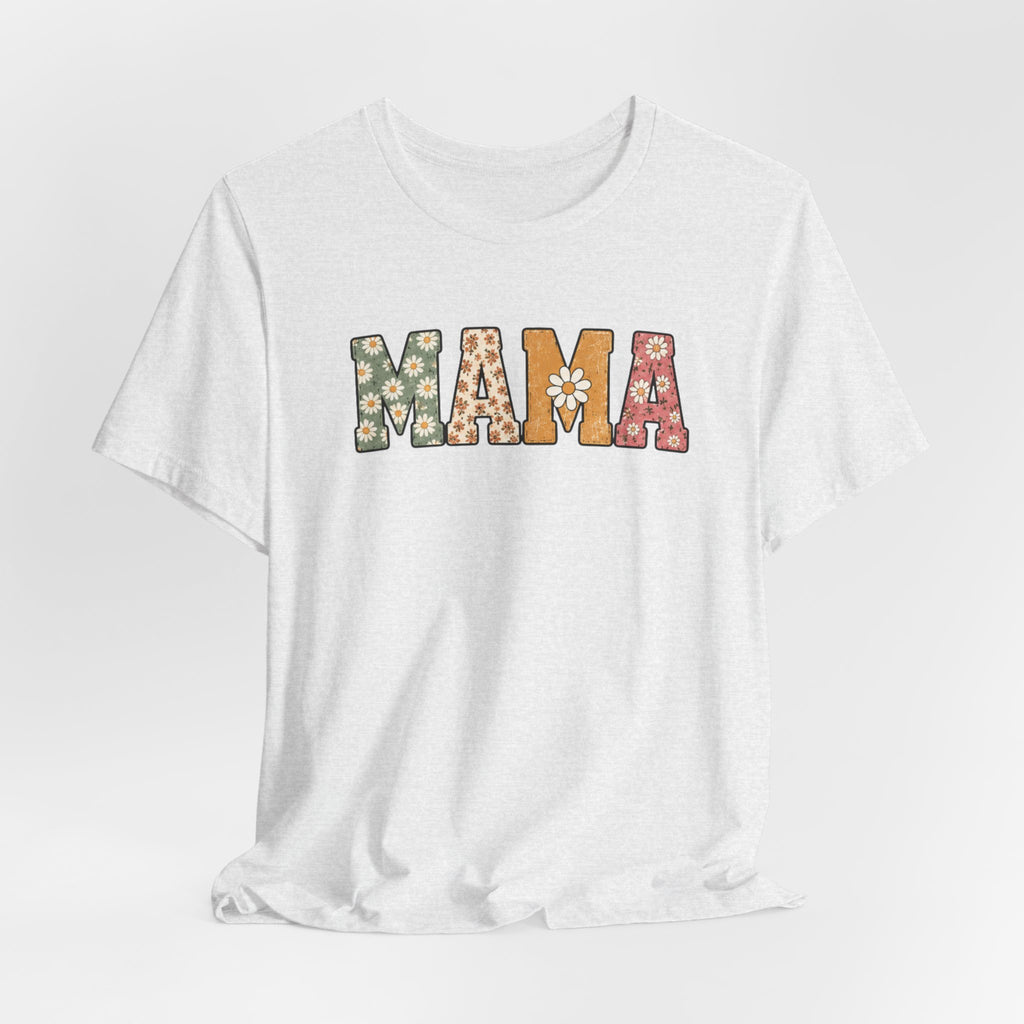 Mama Floral Tee — Retro Daisy Mom Shirt for Mother's Day