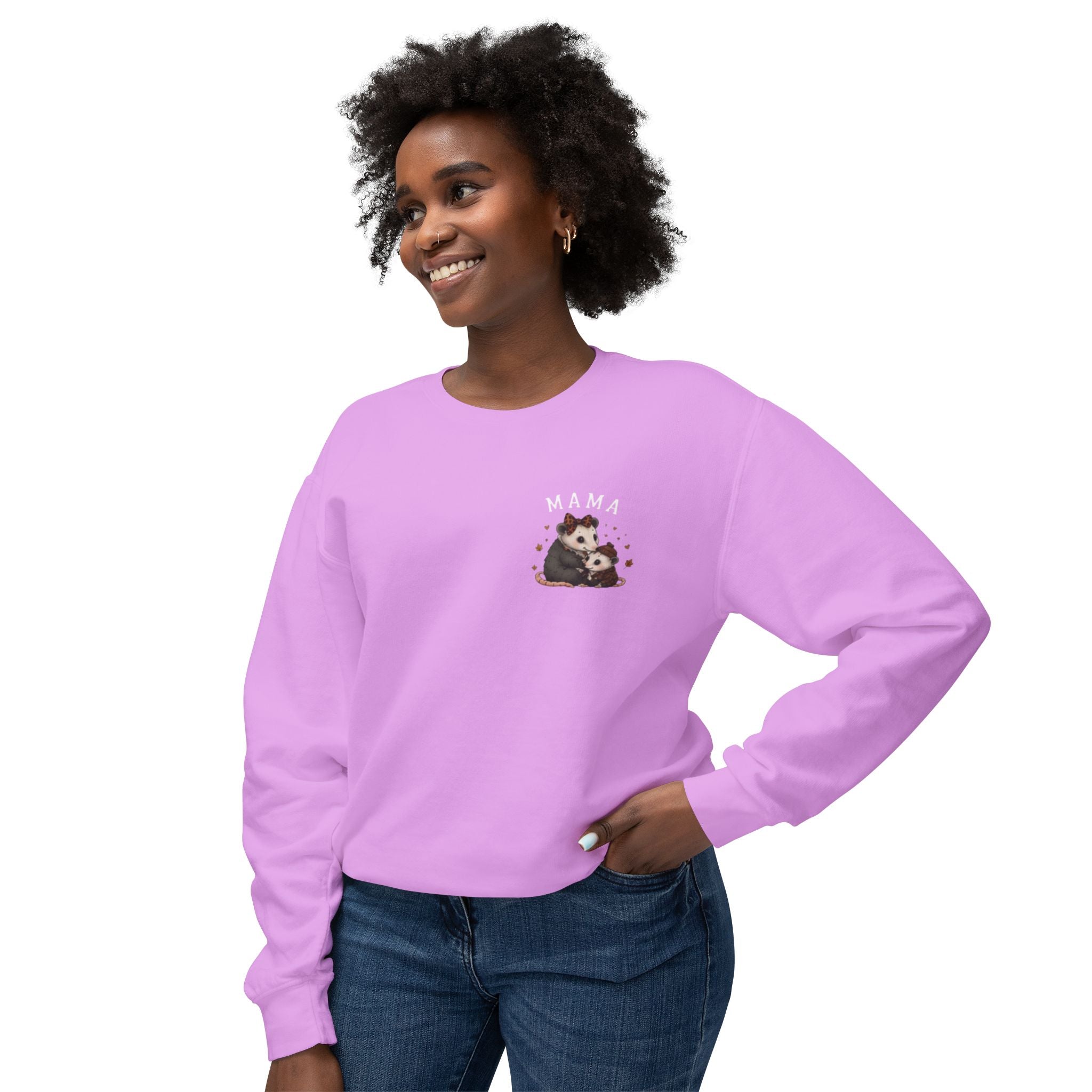 Mama Opossum Hug Crewneck Sweatshirt