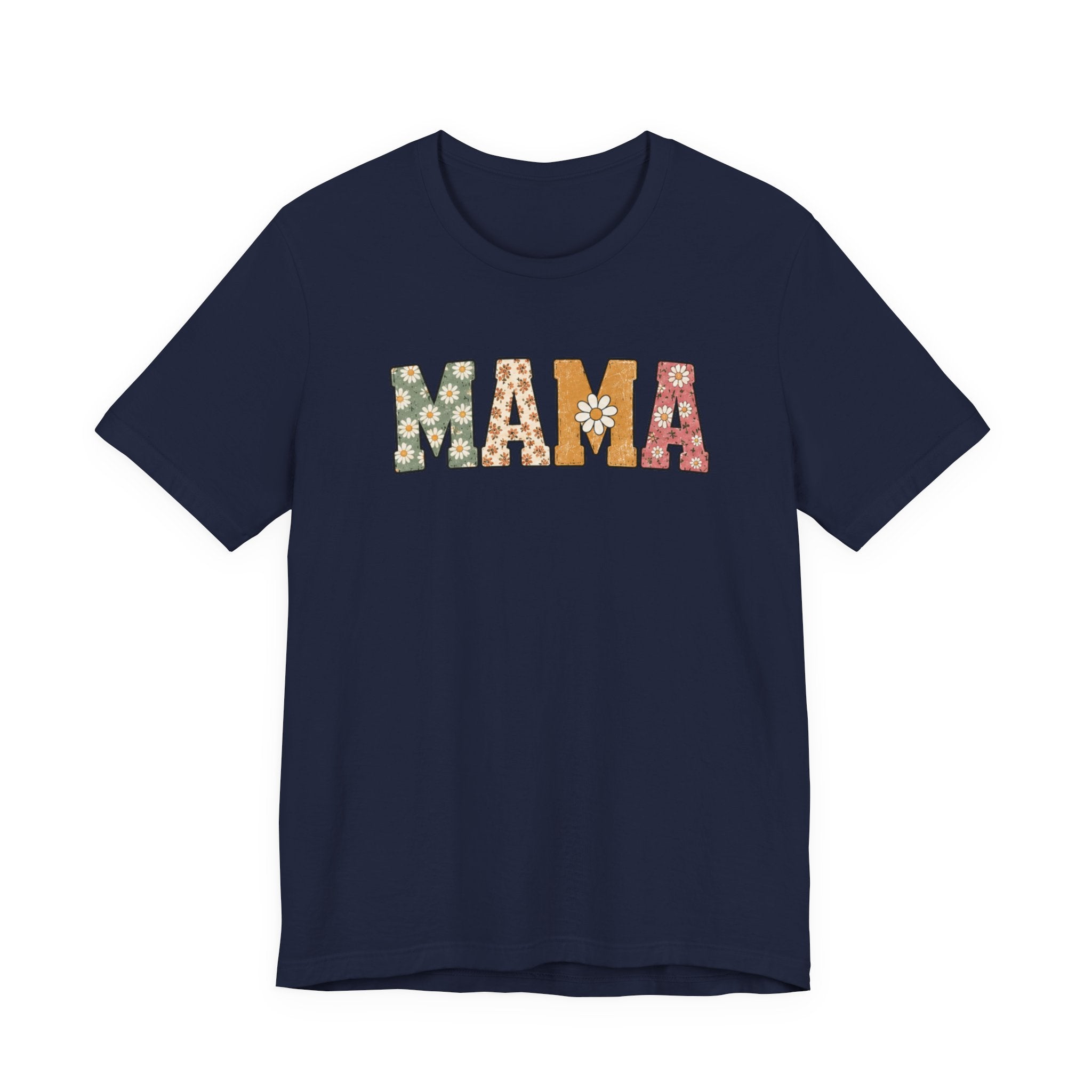 Mama Floral Tee — Retro Daisy Mom Shirt for Mother's Day