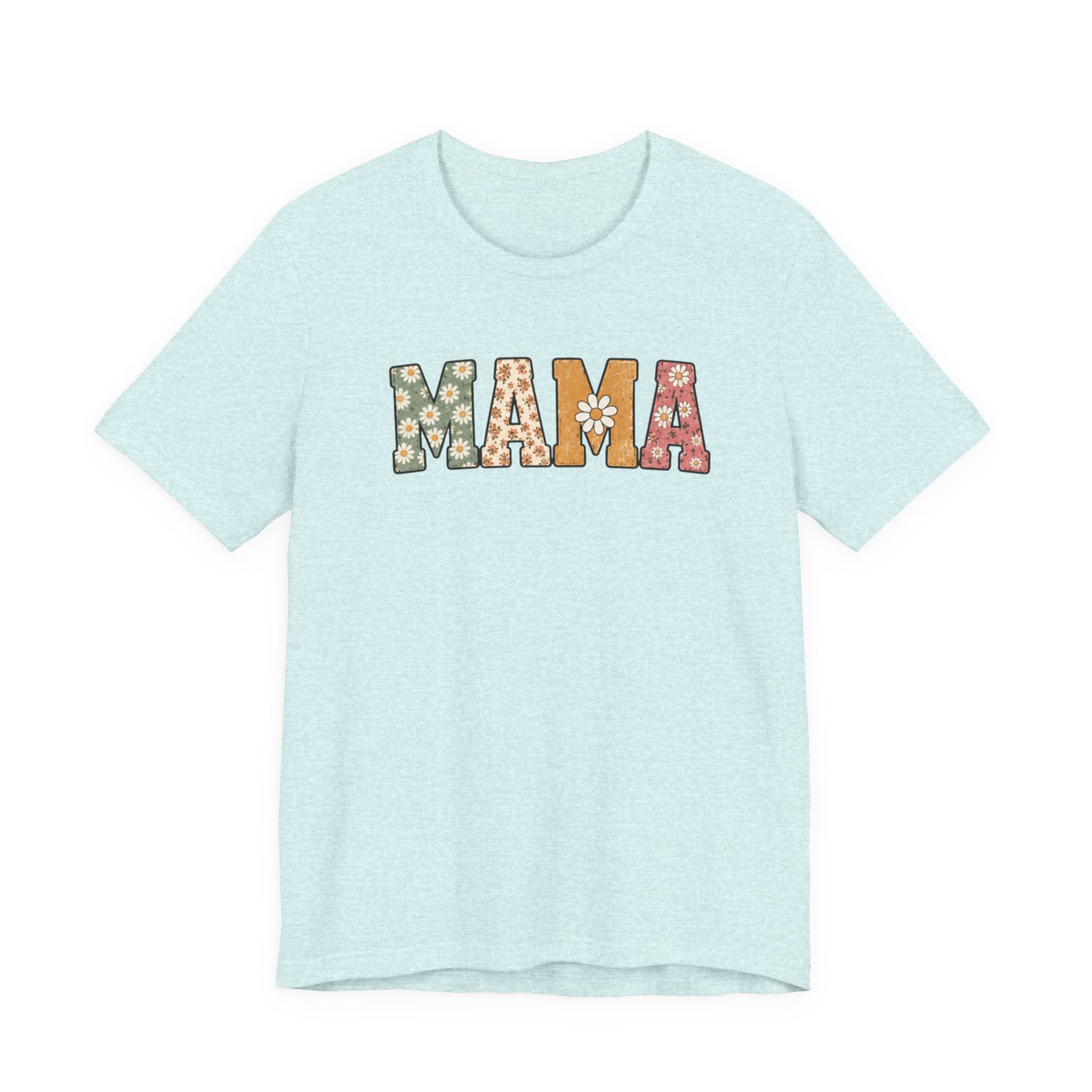 Mama Floral Tee — Retro Daisy Mom Shirt for Mother's Day