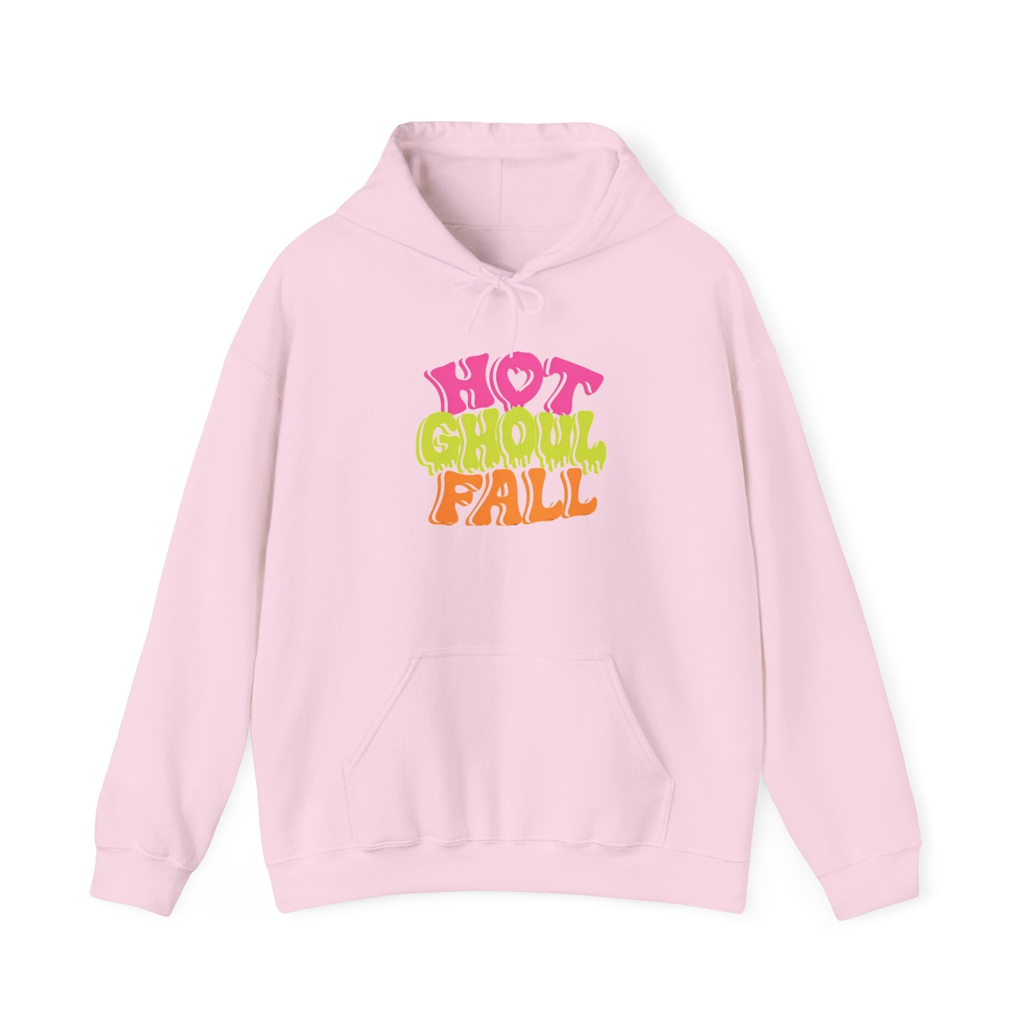 Hot Ghoul Fall Hoodie - Retro Halloween Graphic Sweatshirt