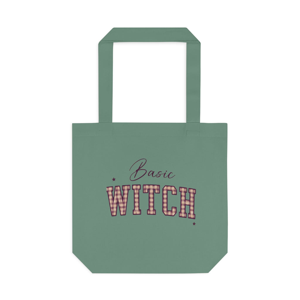 Witch Please Cotton Tote Bag — Gothic Halloween Reusable Shopper