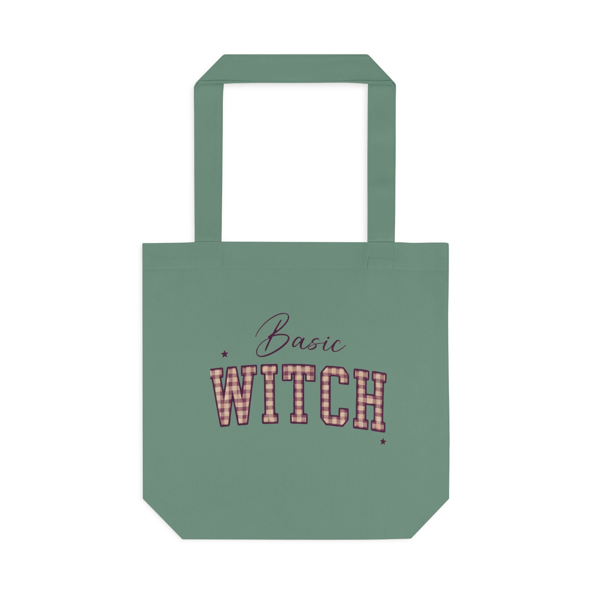 Witch Please Cotton Tote Bag — Gothic Halloween Reusable Shopper