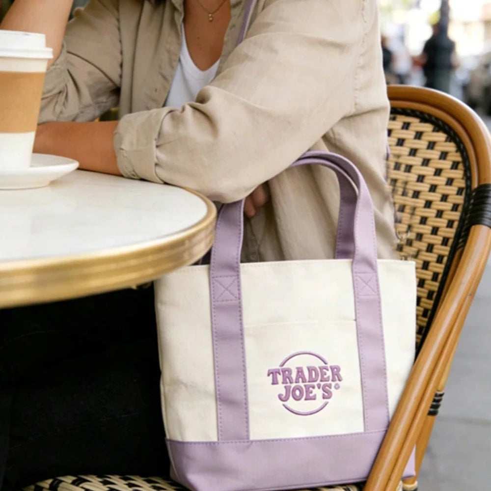 Canvas Tote Bag With Zipper, Multi-Pocket Women's Shoulder Bag, Multiple Pockets Can Hold Daily Necessities Travel Items