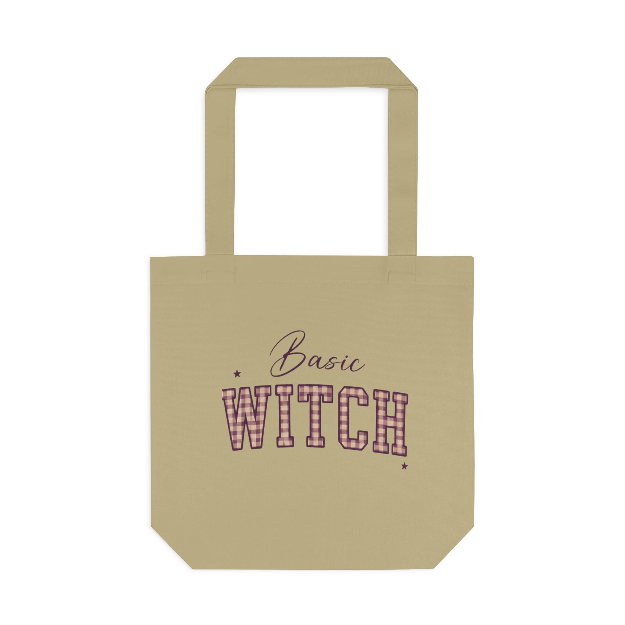 Witch Please Cotton Tote Bag — Gothic Halloween Reusable Shopper