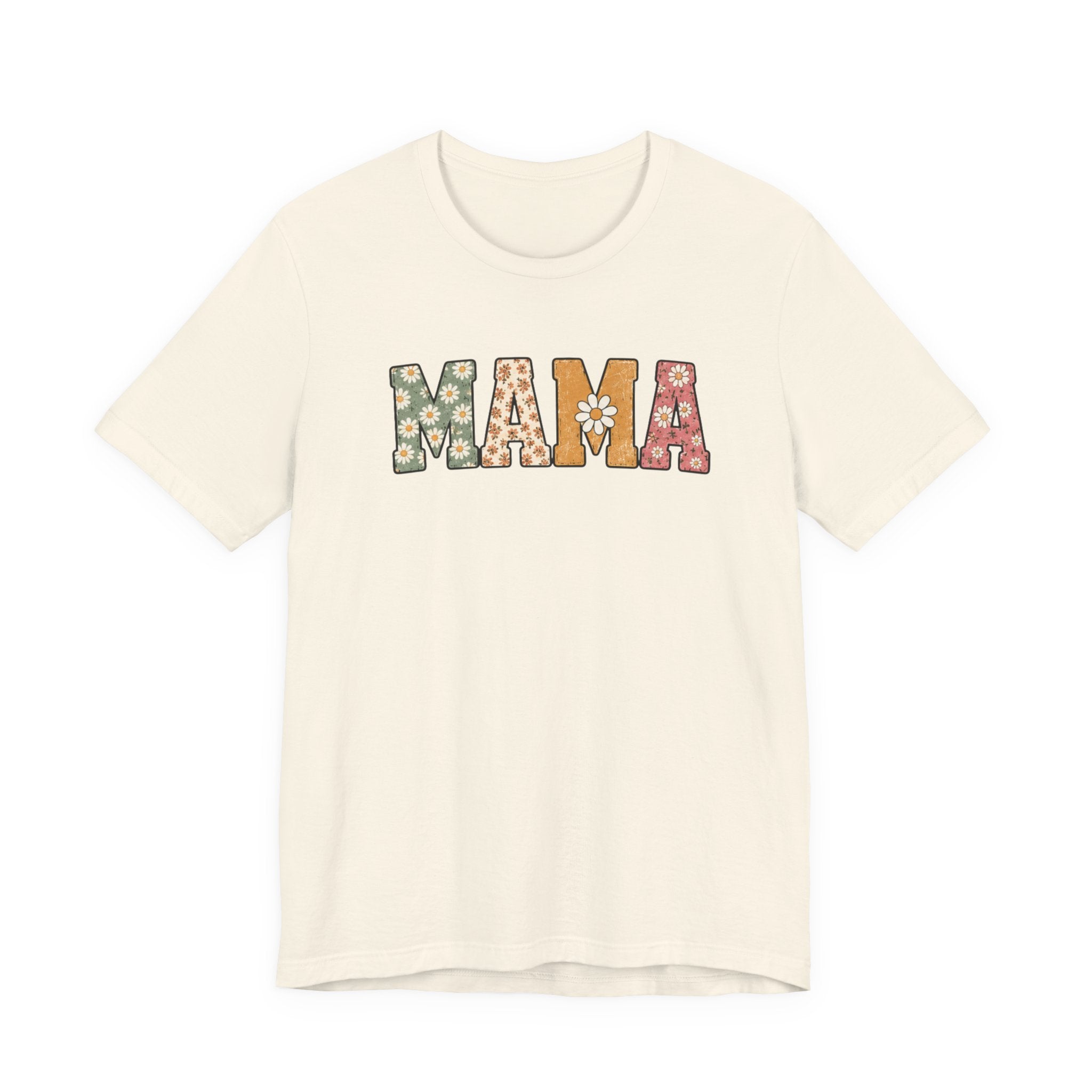 Mama Floral Tee — Retro Daisy Mom Shirt for Mother's Day