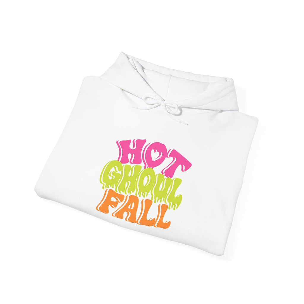 Hot Ghoul Fall Hoodie - Retro Halloween Graphic Sweatshirt
